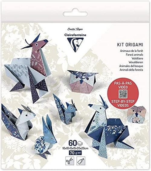 papier origami kit animals 3 formaty