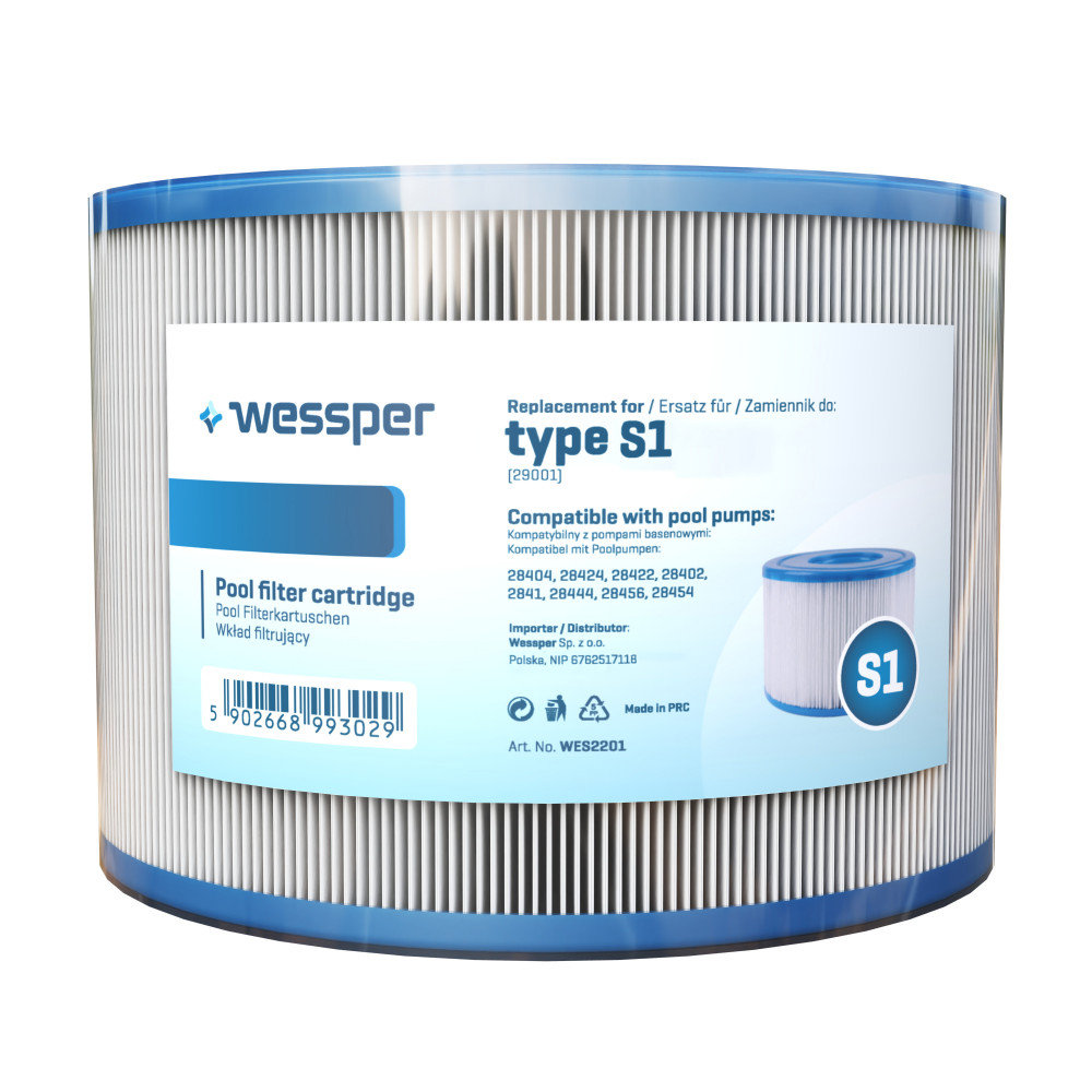 Filtr Wessper do pompy basenowej Intex TYP S1 SPA 29001 (Zamiennik)