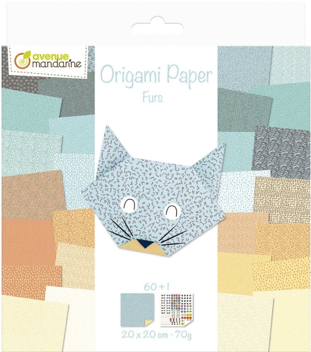 Papier Origami 20X20 Cm Furs 60 Arkuszy