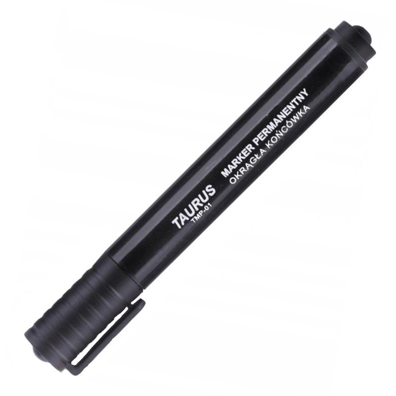 TAURUS Marker Permanentny 1.0-3.0mm czarny okrągły TU1110