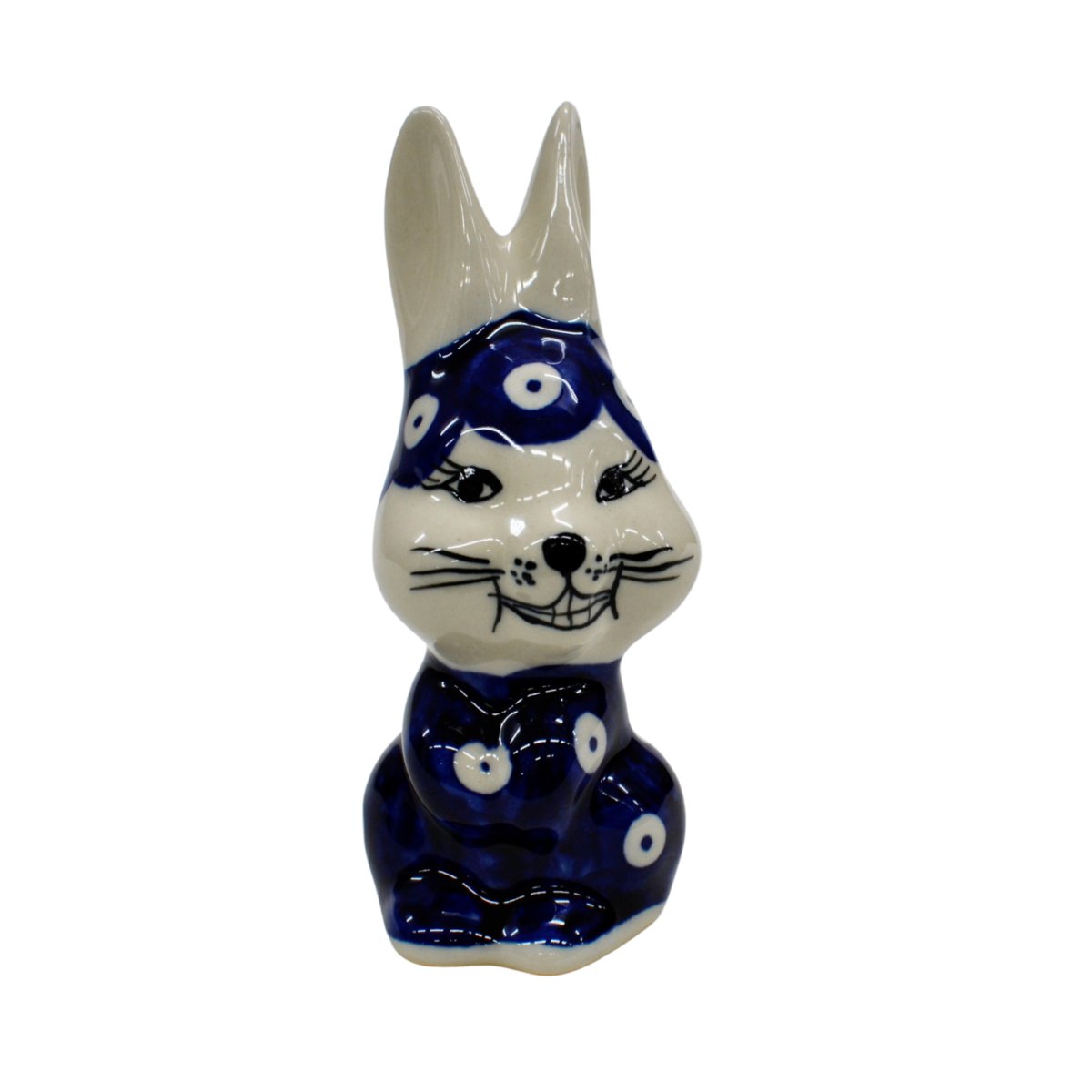 Ceramiczny zając wielkanocny Ceramika Bolesławiec