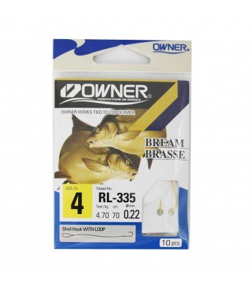 Owner Haczyki Z Przyponem RL335 Chinta 4/0.22