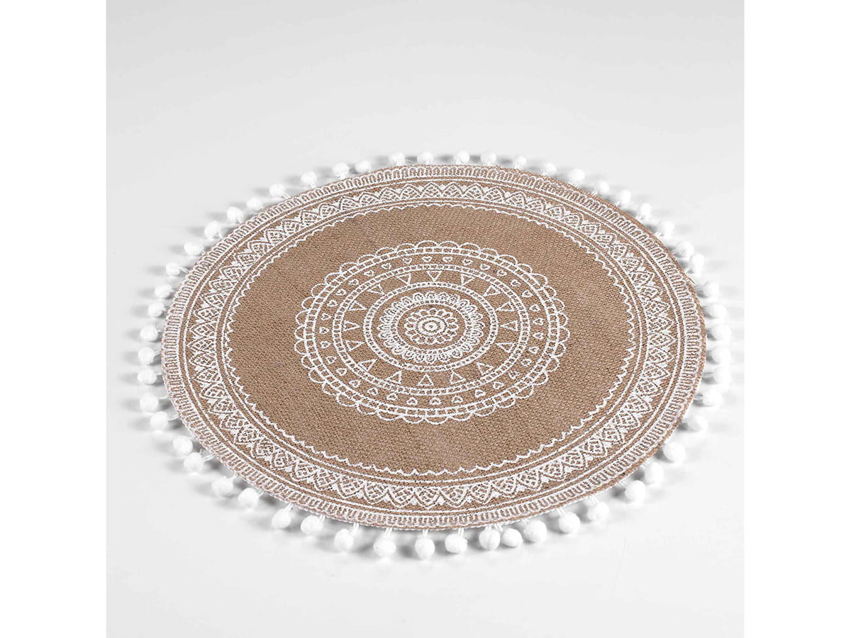 Douceur PODKŁADKA TASSEL - Renata BIAŁA ŚR. 38 3574387904024