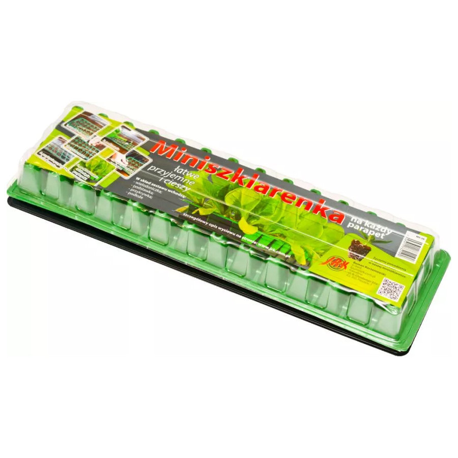 Miniszklarenka MS3 - 14 oczek + ziemia Gratis