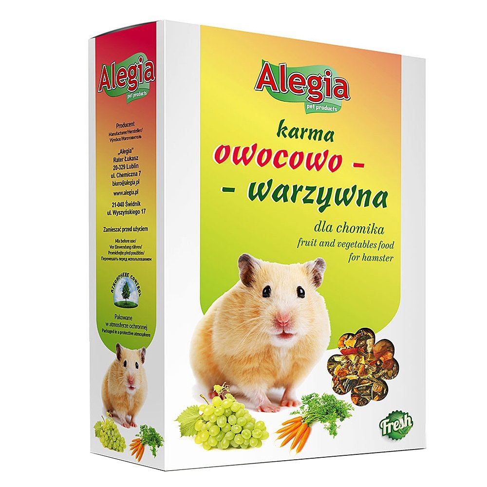 Alegia - Karma Owocowo Warzywna Dla Chomika 340G