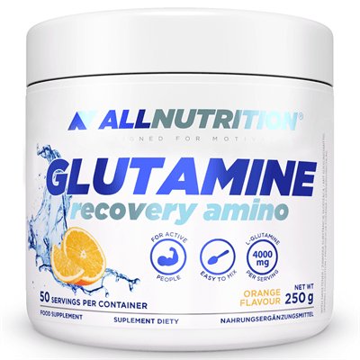 Aminokwasy GLUTAMINE RECOVERY AMINO 250g Pomarańcz