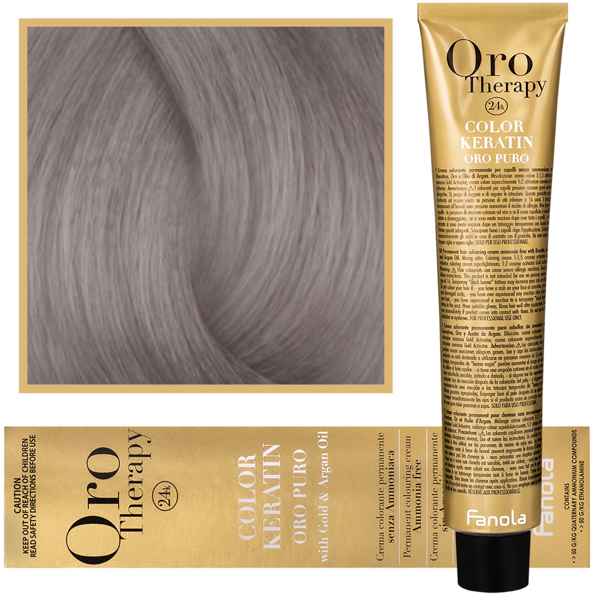 Fanola 10.1 Oro Puro Therapy Keratin Color 100 ML blond Platyna ASZ HC-18-21
