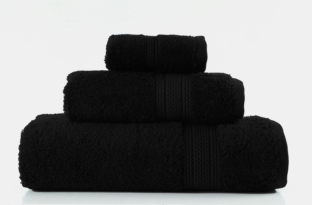 Greno Home- Bielbaw Ręcznik Egyptian Cotton 30X50 Czarny RE-EGY-030-CZAR