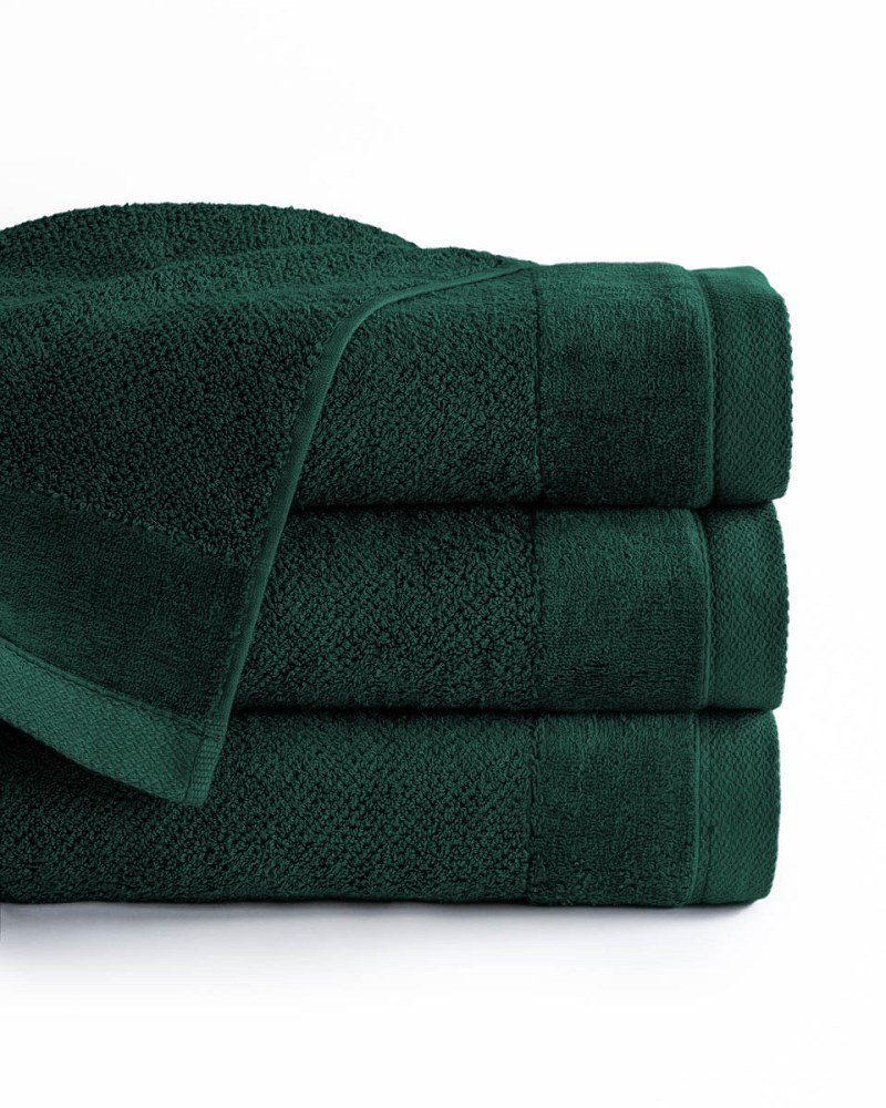 Detexpol Ręcznik bawełniany Vito 30x50 frotte zielony ciemny 550 g/m2 MKO-2310253