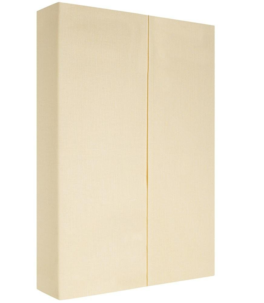 Prześcieradło bawełniane 140x210 piaskowe bez gumki tradycyjne