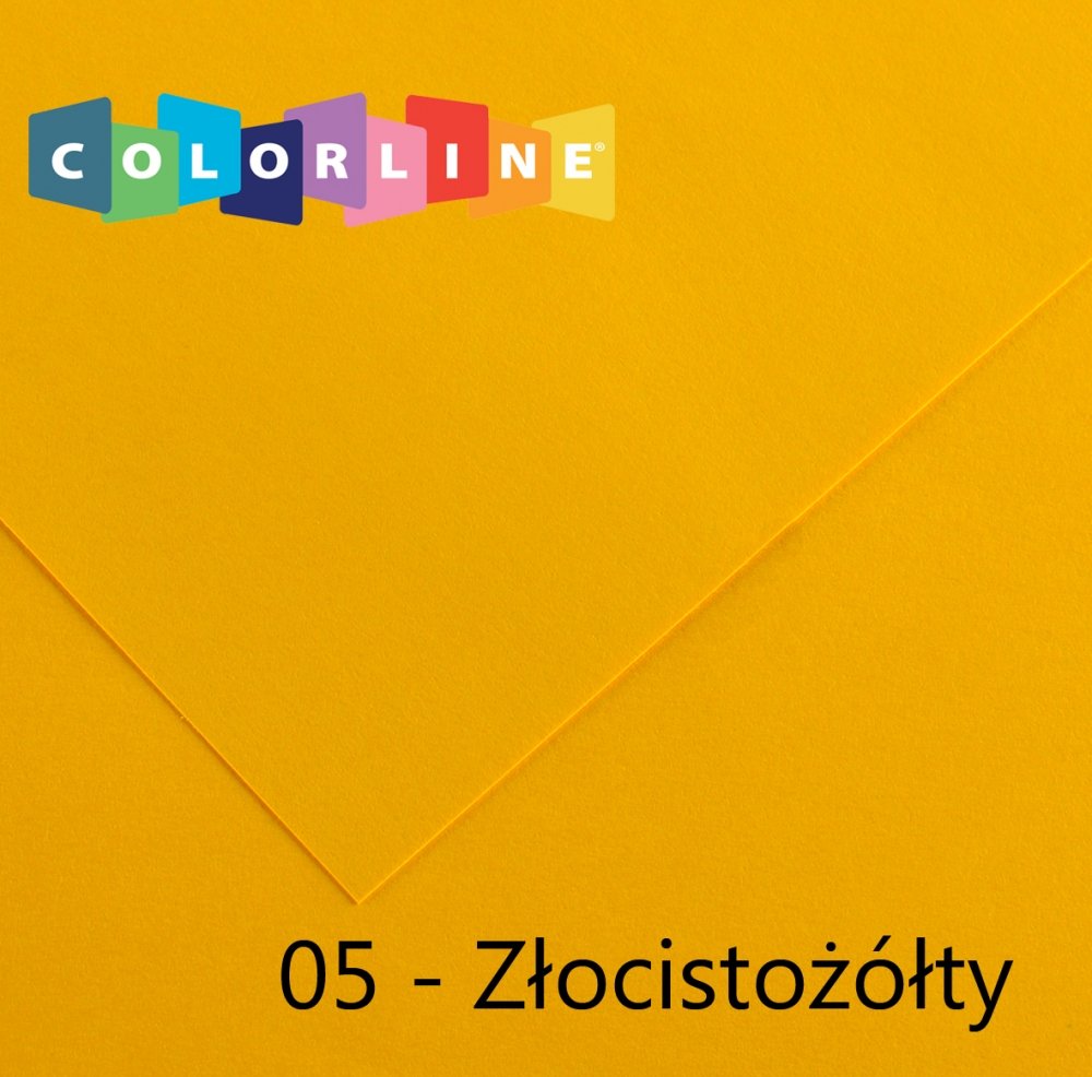 Zdjęcia - Kuferek na biżuterię Canson Brystol  Colorline 05 złocistożółty 10k [mm:] 500x650  (200041381)