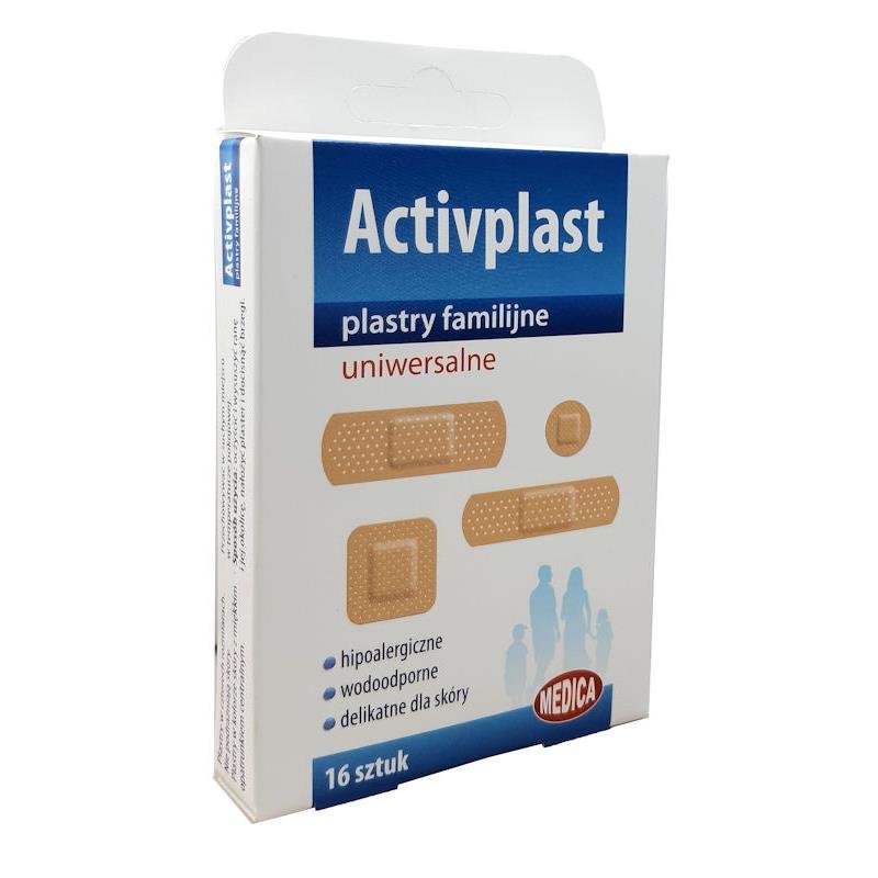 Activplast Activplast Plastry familijne uniwersalne 16 szt