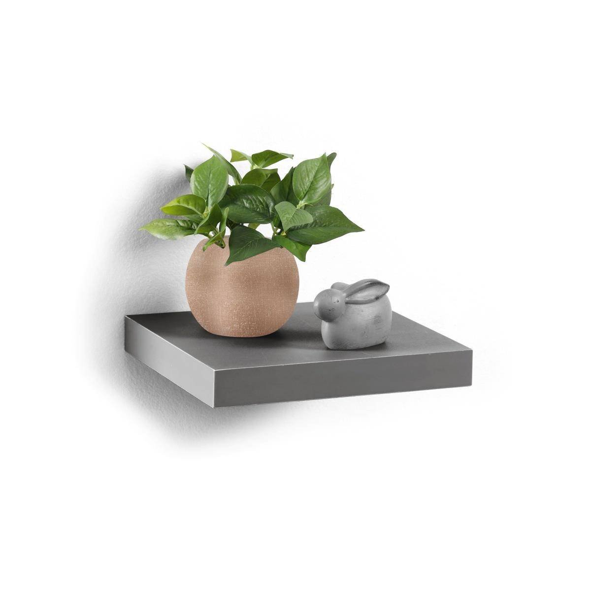 Półka wisząca na ścianę z MDF, dł. 25 cm