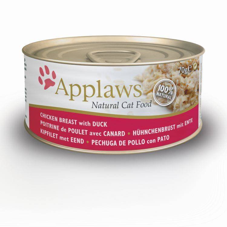 Applaws Cat Pierś z kurczaka z kaczką - puszka dla kota 24x156g 2025