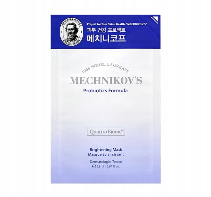 Holika Masaczka do twarzy Mechnikovs Probiotics Formula Brightening Mask 25ml 8806334384739