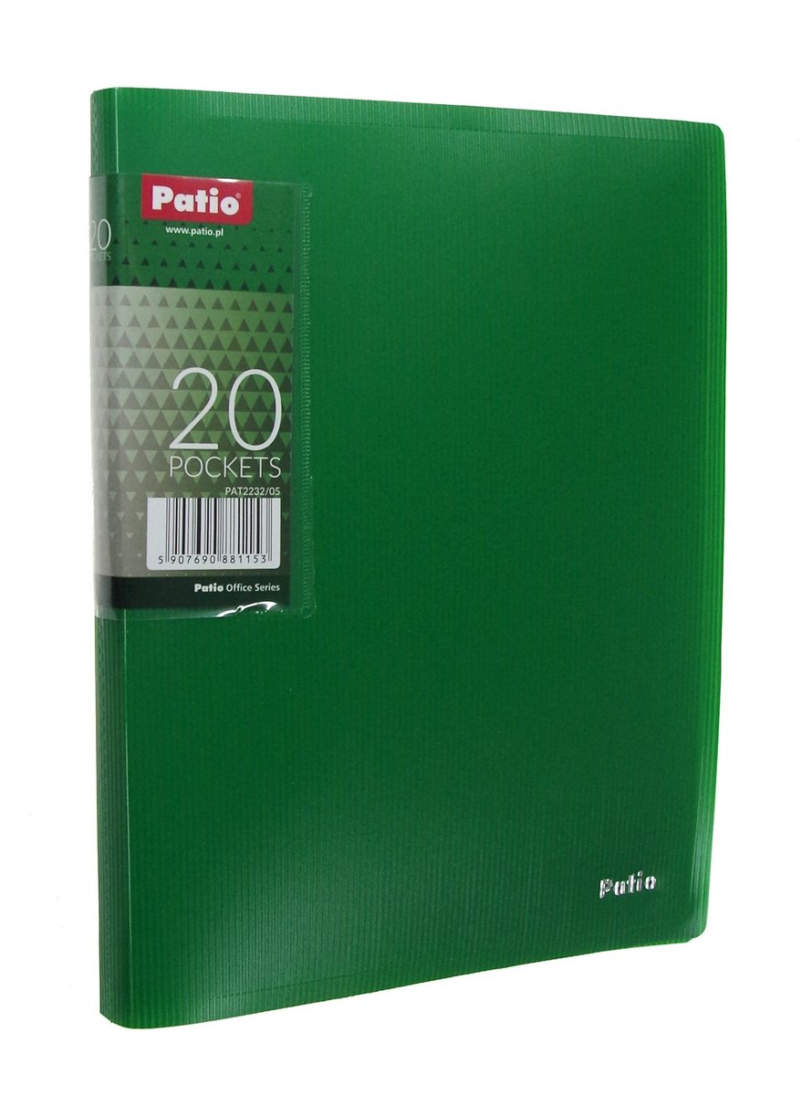 Zdjęcia - Kreatywność i rękodzieło Patio Teczka A5 z 20 koszulkami Clear Book  PAT2232/08 PAT2232/05, Kolor: Z 