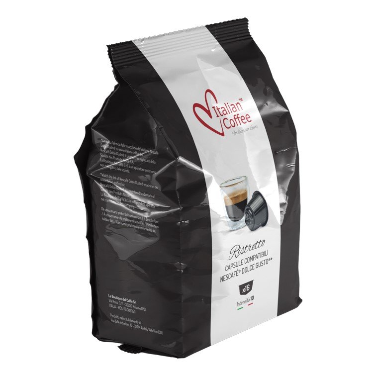 Ristretto Italian Coffee kapsułki do Dolce Gusto w torebce - 16 kapsułek