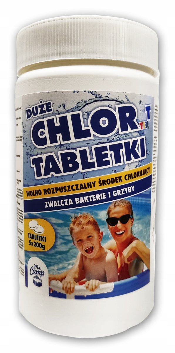 Tabletki Do Dezynfekcji Wody W Basenie 5X200G Chlortix T