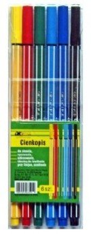 POLSIRHURT Cienkopis ZW288-6 mix 6 kol