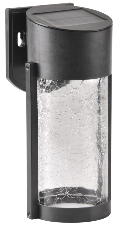 Lampa elewacyjna solarna LED b.neutralna VETRO efekt szkła IP44 GOLDLUX