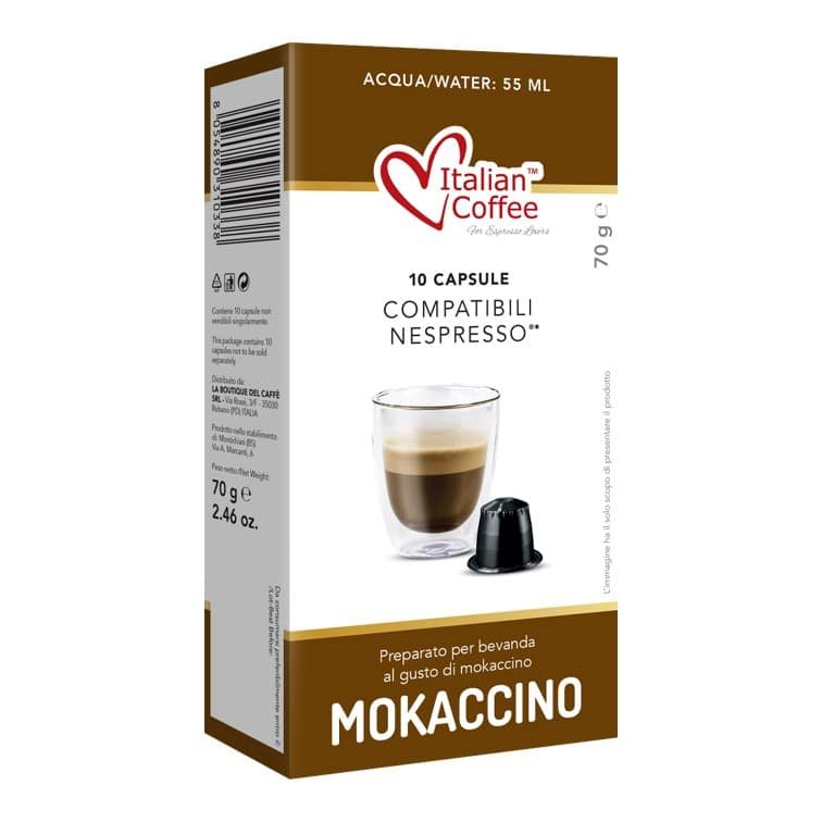 Italian Coffee Mokaccino 10 kapsułek do Nespresso