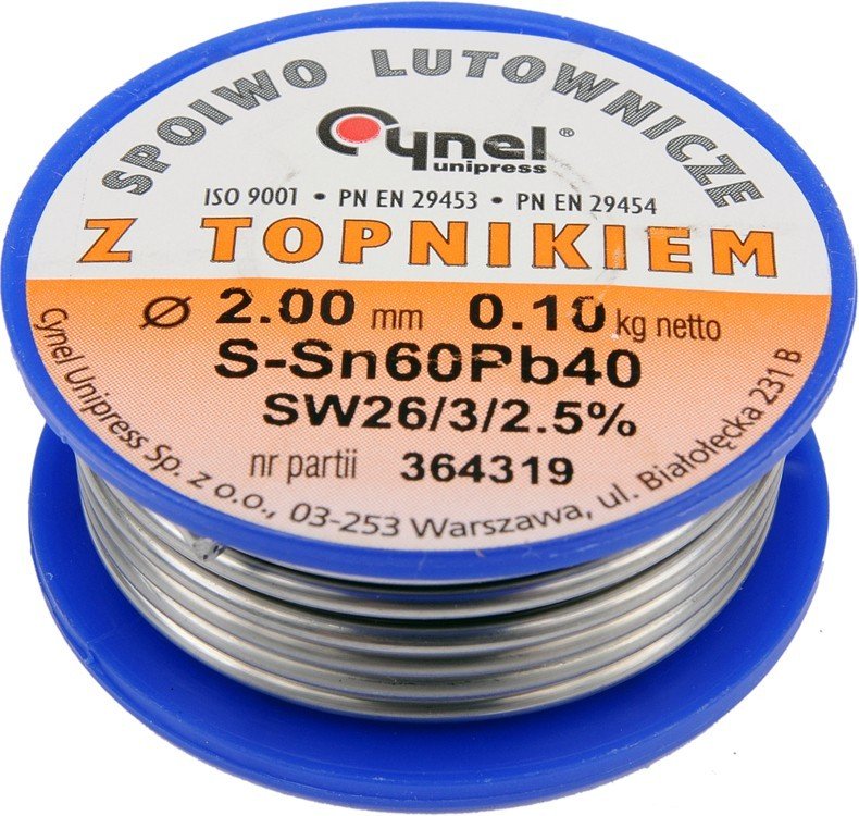 Cynel Spoiwo lutownicze sn60pb40 2,0/100 (76818)