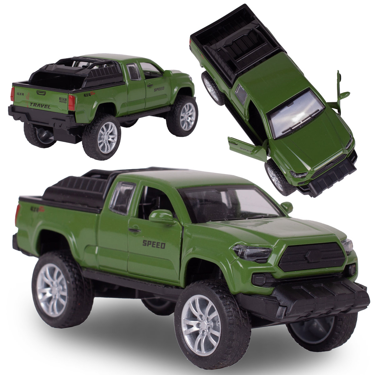 Metalowe Auto Samochód Jeep Pickup