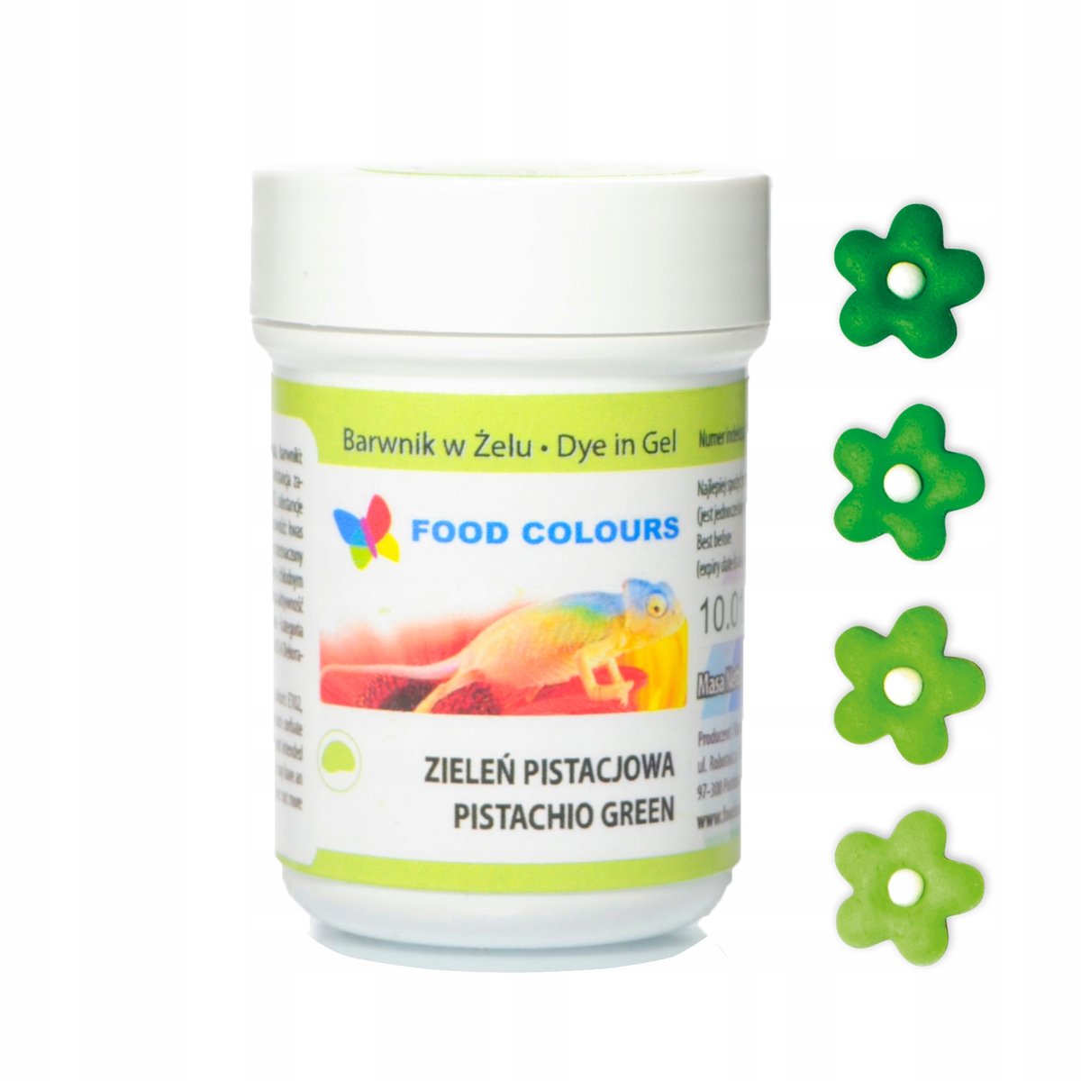 Foodcolours BARWNIK SPOŻYWCZY W ŻELU ZIELEŃ PISTACJOWA 35g 65