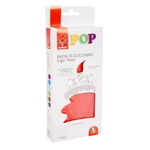 Masa cukrowa lukier Modecor czerwona 250 g