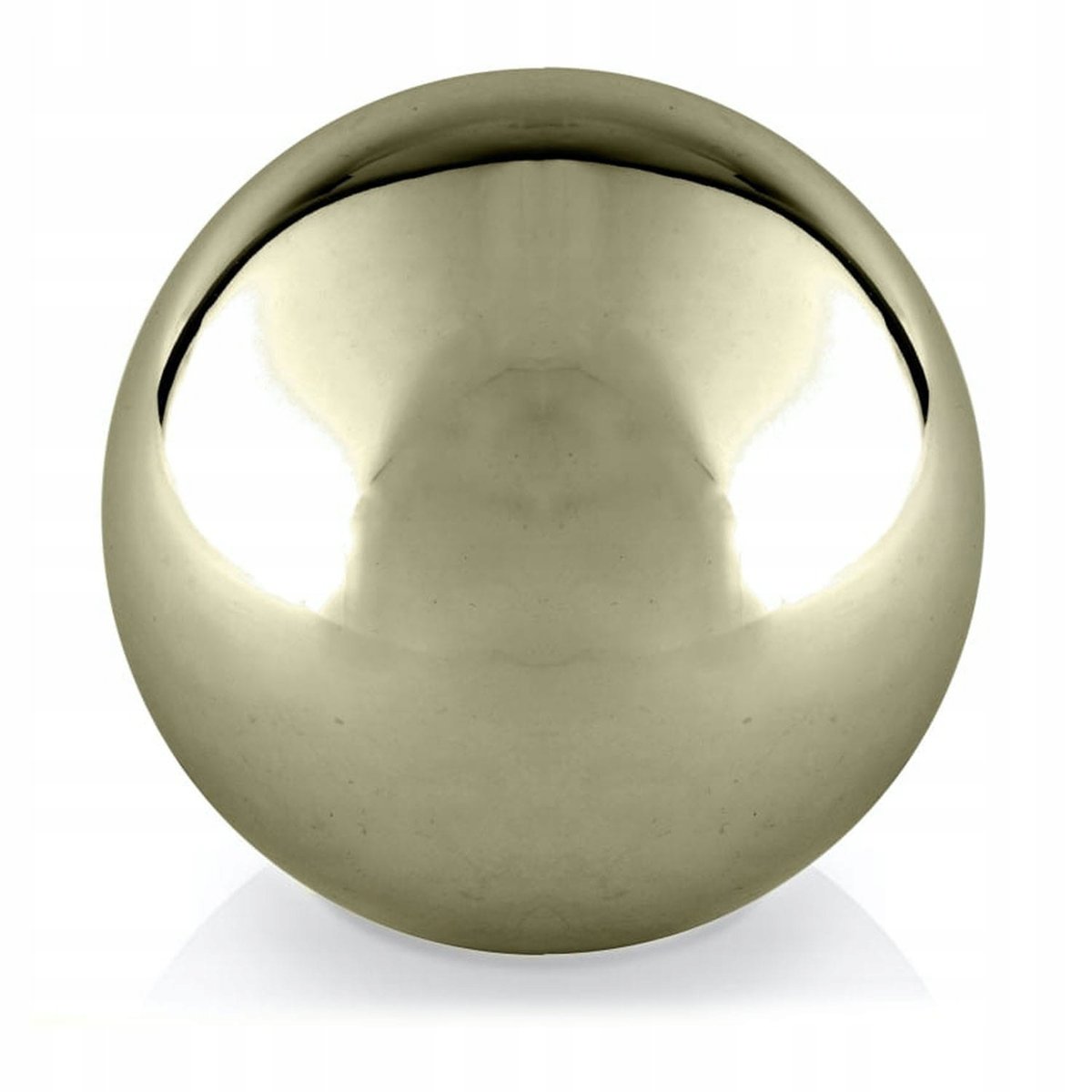 Kula Ceramiczna Dekoracyjna 9 cm Złota