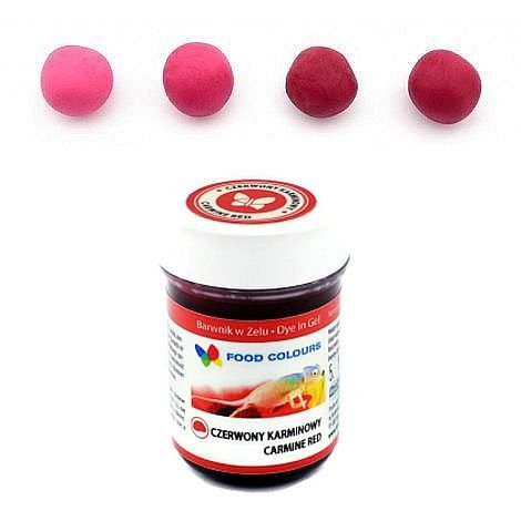 Foodcolours BARWNIK SPOŻYWCZY W ŻELU 35g CZERWONY KARMINOWY 64