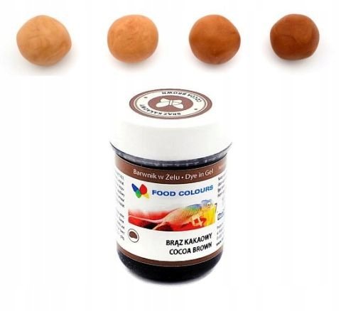 Foodcolours BARWNIK SPOŻYWCZY W ŻELU 35g BRĄZ KAKAOWY 44