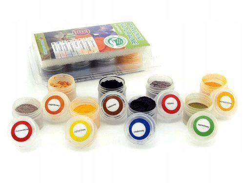 Naturalne Barwniki Spożywcze W Proszku - 8 Kolorów