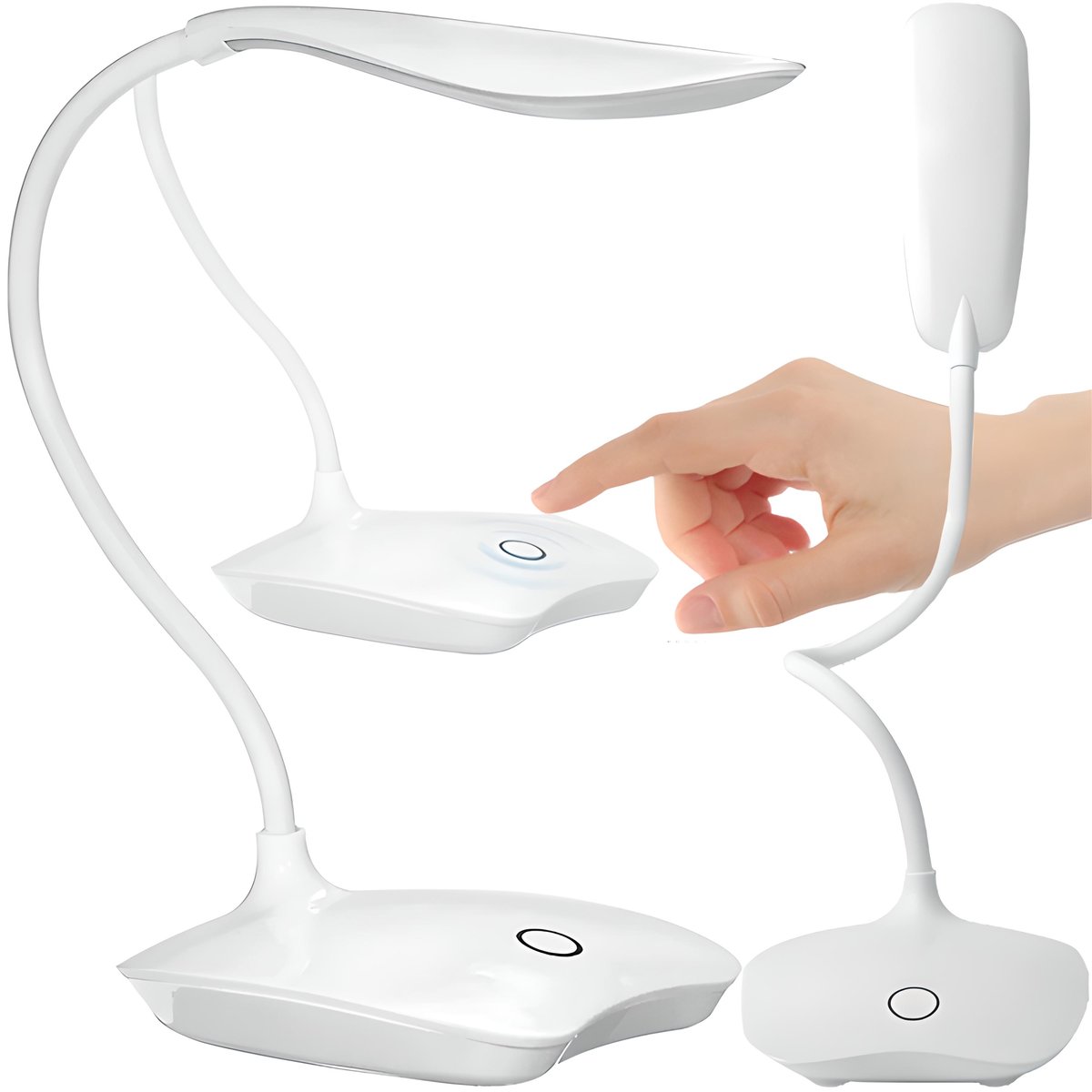 Lampka Biurkowa Szkolna Na Biurko 14 Led Usb Dotyk