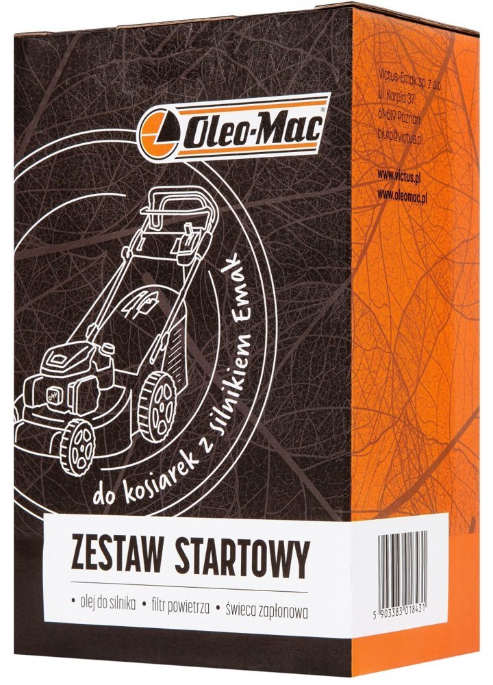 Oleo-Mac Zestaw Startowy Serwisowy Do Kosiarek Z Silnikiem Oleomac / Emak / Loncin/ Victus / Efco Filtr Powietrza / Świeca Zapłonowa Rn9Yc Champio..