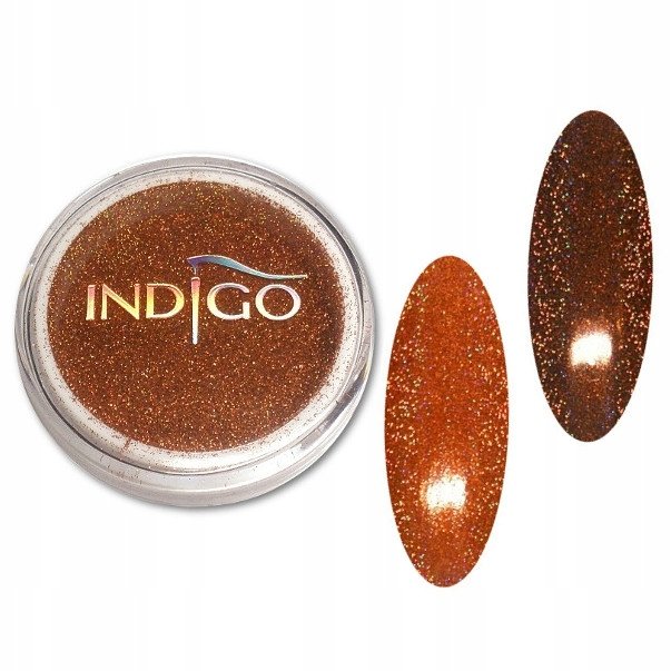 Indigo Pyłek Holo Effect Copper efekt brokat 2,5 g