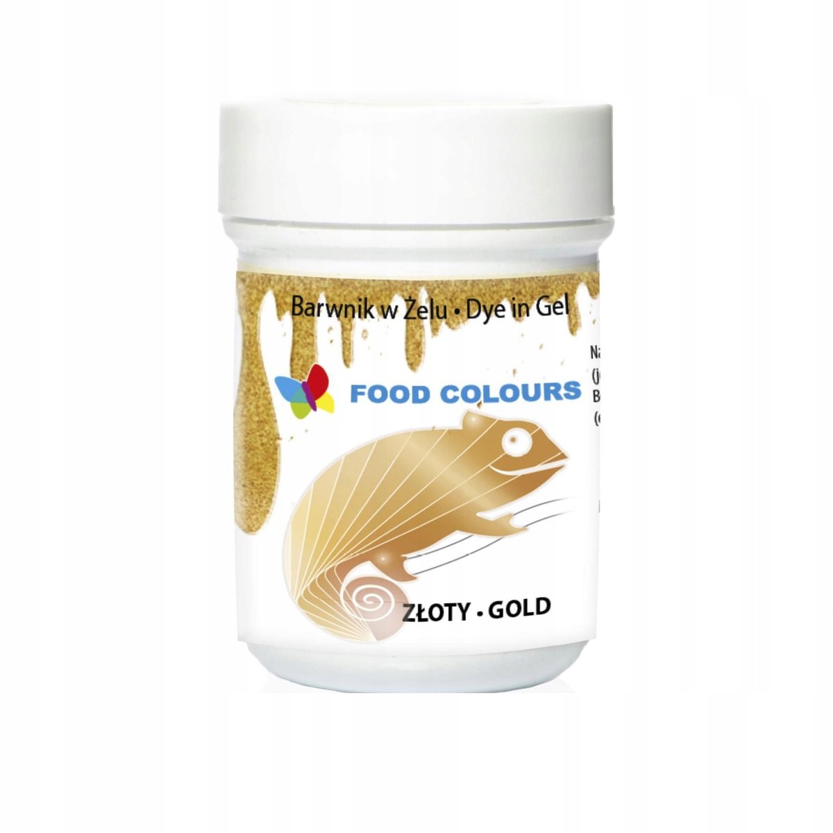 Barwnik Spożywczy W Żelu 35G Gold - Złoty
