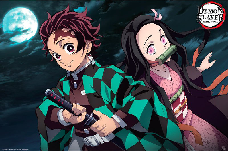 Demon Slayer Tanjiro i Nezuko - plakat 91,5x61 cm