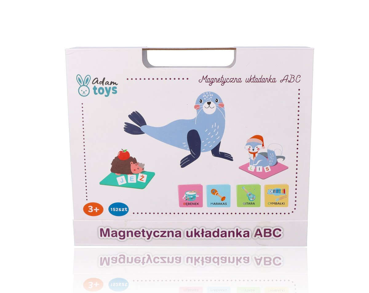 Układanka Magnetyczna Abc Z Literkami I Obrazkami