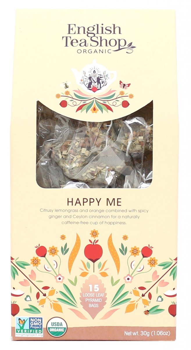 English Tea Shop, Herbata Ziołowa, Happy Me, 15 Piramidek