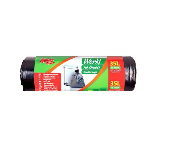 Amigo Worki na śmieci Ldpe 35L 15szt.