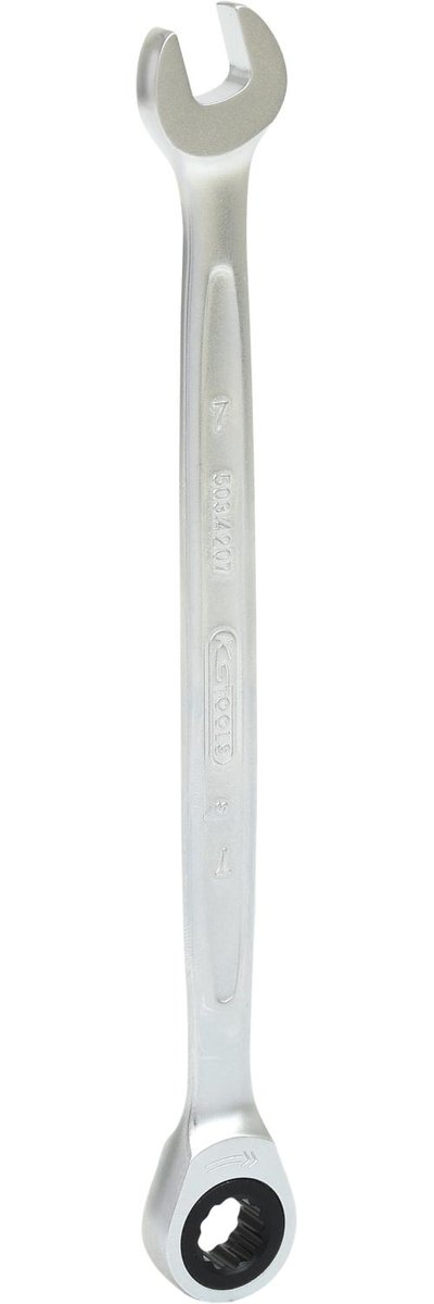 KS Tools 503.4207 Gear Plus zapadkowy klucz płasko oczkowy, 7 MM 5034207