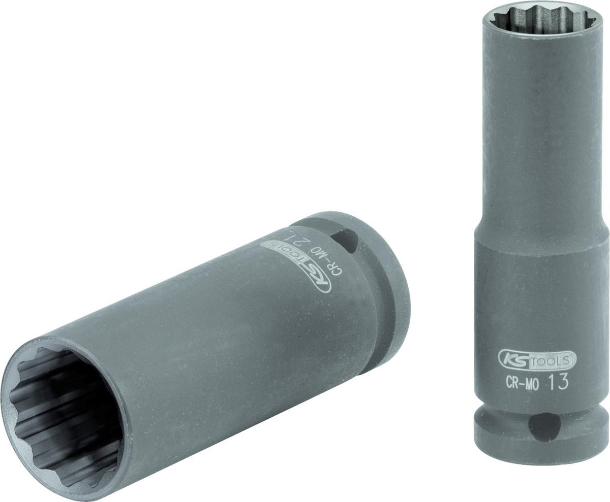 KS Tools Siła  5150942 klucz nasadowy, długie, 10 MM, 12 kant, czterokątnym 1/2