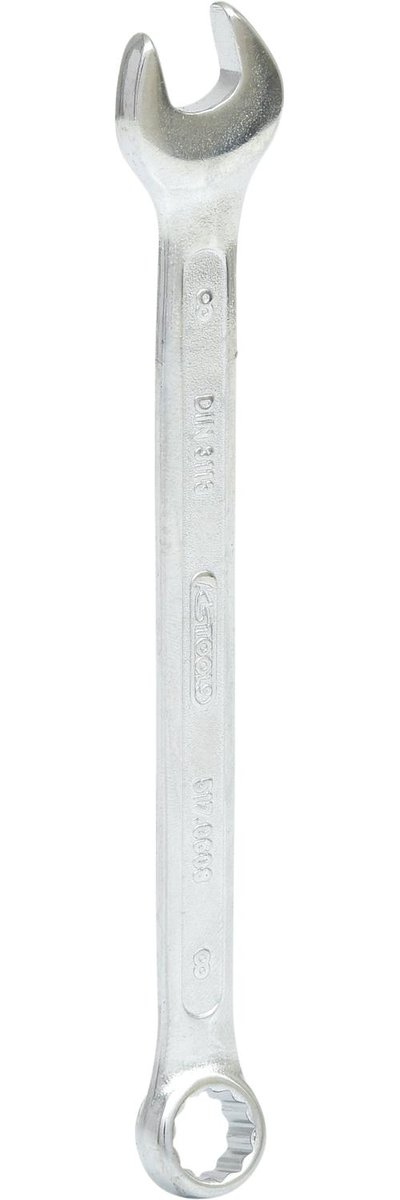 KS Tools Klucz płasko-oczkowy 8 MM matowy chromowany, CR-V 517.0608