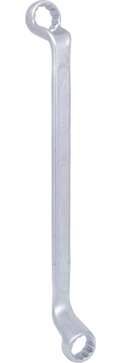 KS Tools 517.0810 Classic podwójny klucz oczkowy, odsadzony, 16 X 17 MM 4042146081471