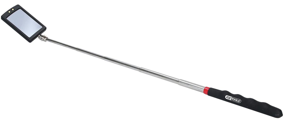KS TOOLS Elastyczne lustro inspekcyjne z o?wietleniem