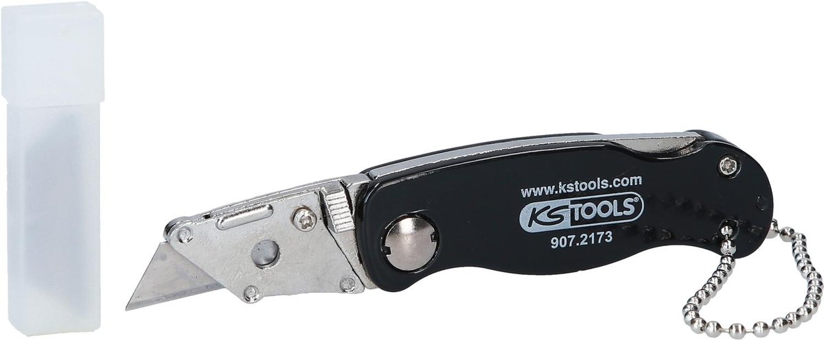 KS Tools Łańcuch  907.2173 Nóż składany z paskiem do noszenia, 97 MM