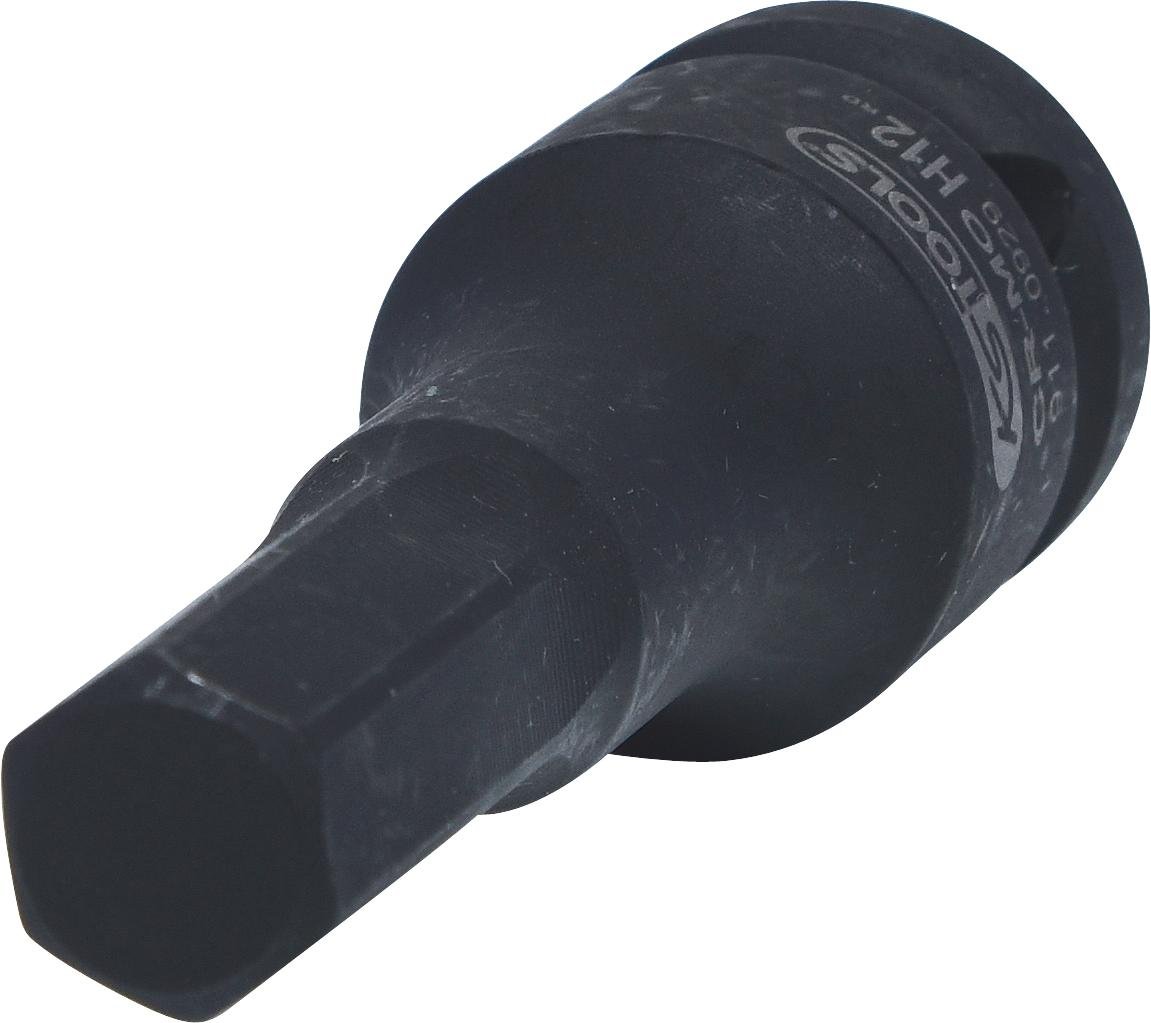 KS Tools 911.0929 1/2 cala nasadka do bity do śrub z łbem walcowym z gniazdem sześciokątnym klucz nasadowy, długie, 12 MM 4042146044100