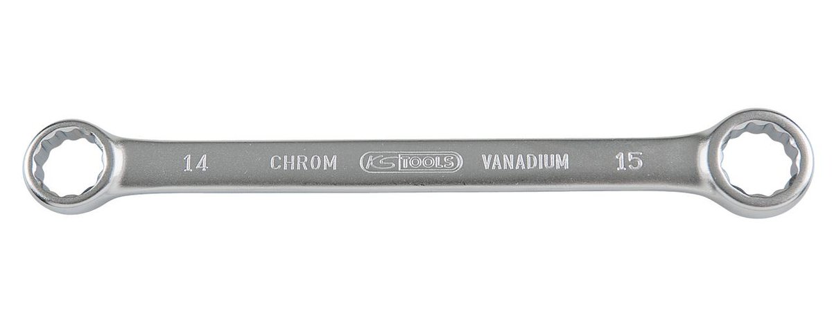 KS Tools 920.0408 Ultimate Plus podwójny klucz oczkowy, 8 X 9 mm