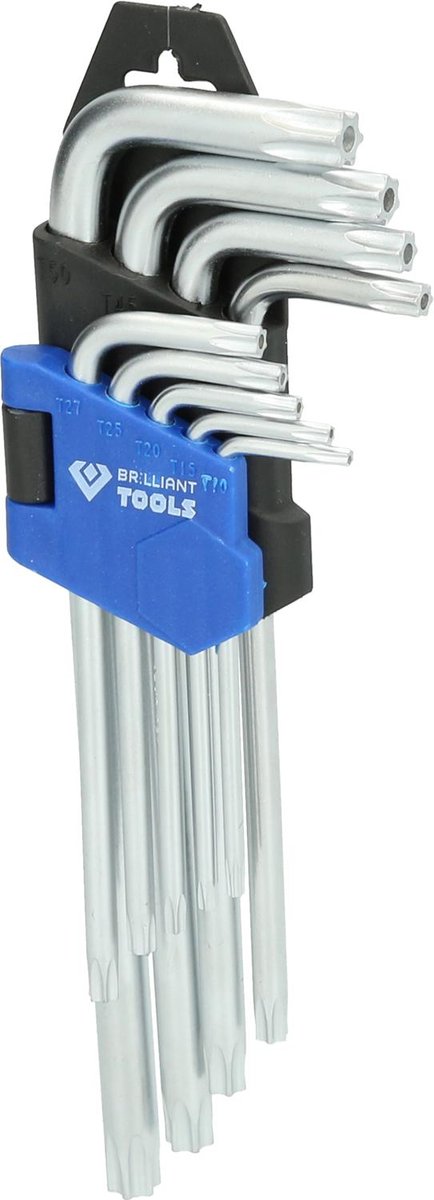 Brilliant Tools Zestaw kluczy imbusowych k?towych, 9-szt., profil